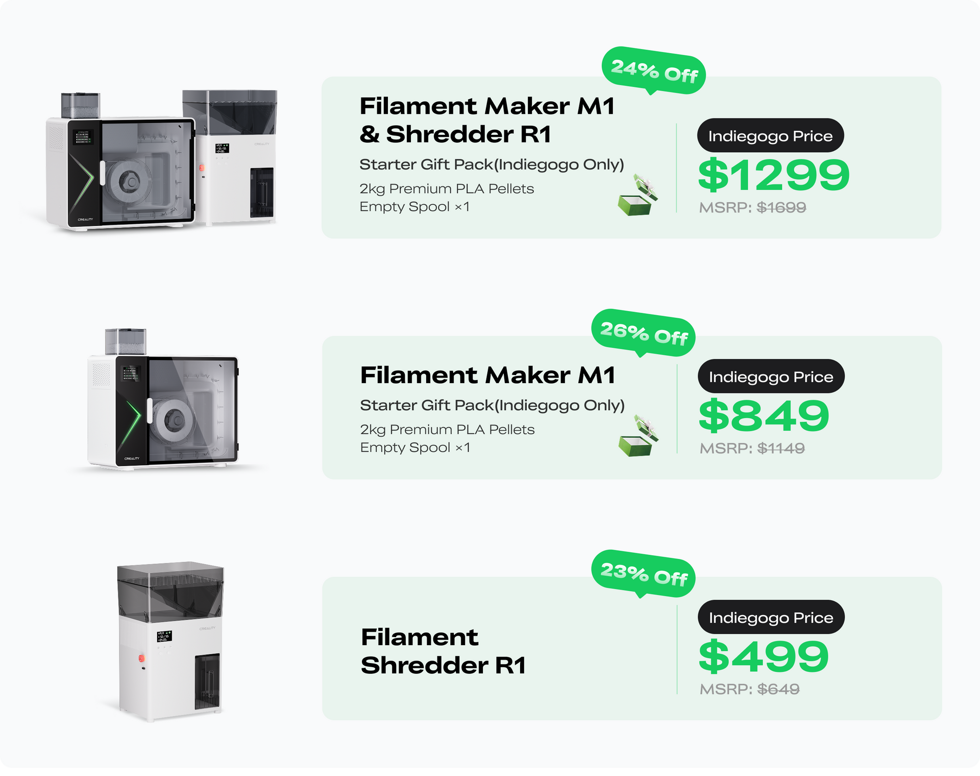 Rewards we offer